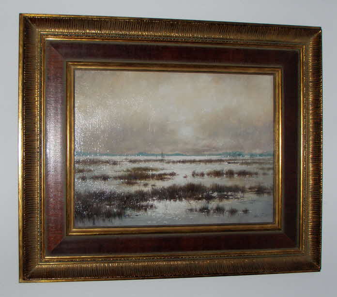 Julius Wolf (1909 - 1996) - Abendstimmung an der Ostsee - um 1977 - 37 x 50 cm - 89 € mtl./K 1450 €