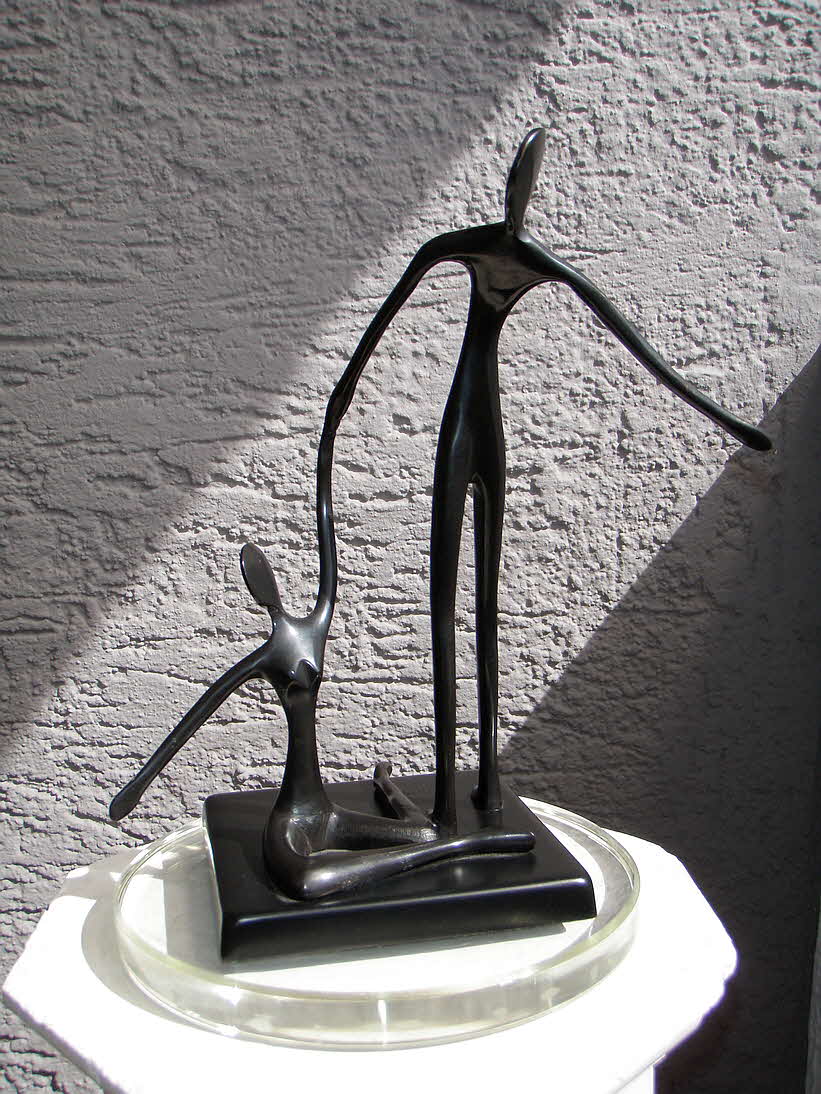 T�nzer - Pas de Deux - Metallguss veredelt - 26 x 22 x 13 cm- 39 € mtl./K 250 €