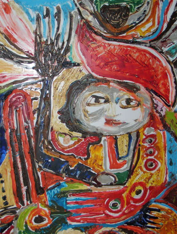 Klaus Kusche (1931 - 1997) - Der Gaukler - 60 x 50 cm - um 1980  - 39 € mtl./K 450 €